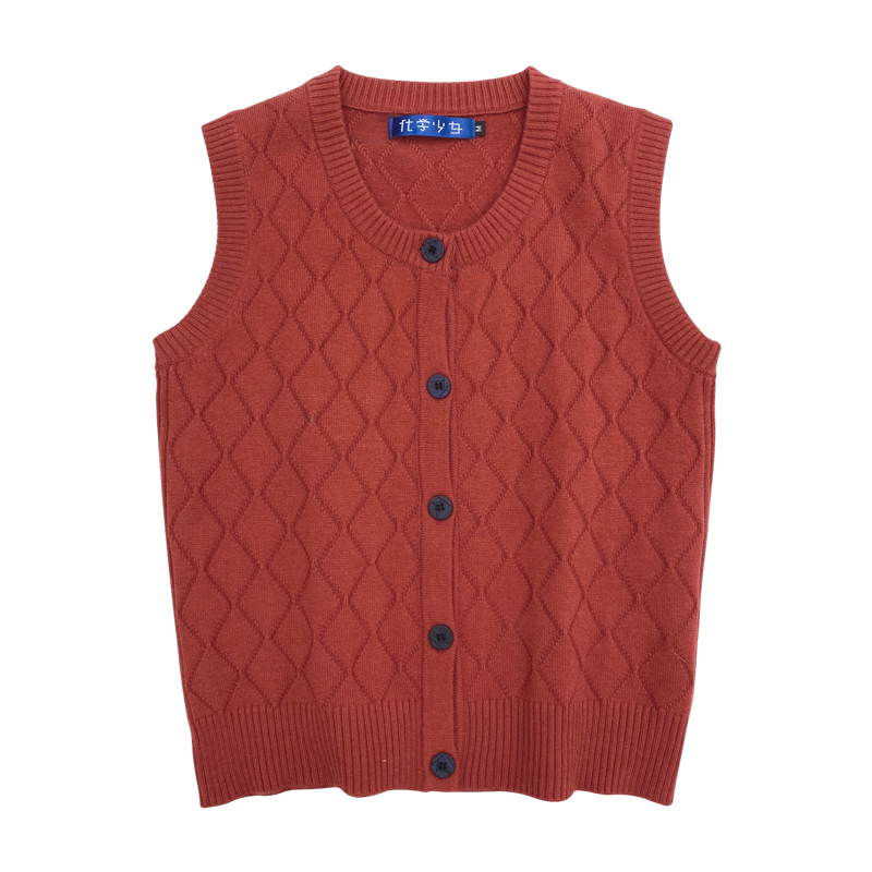 限量双色背心外穿秋冬马甲针织复古马夹