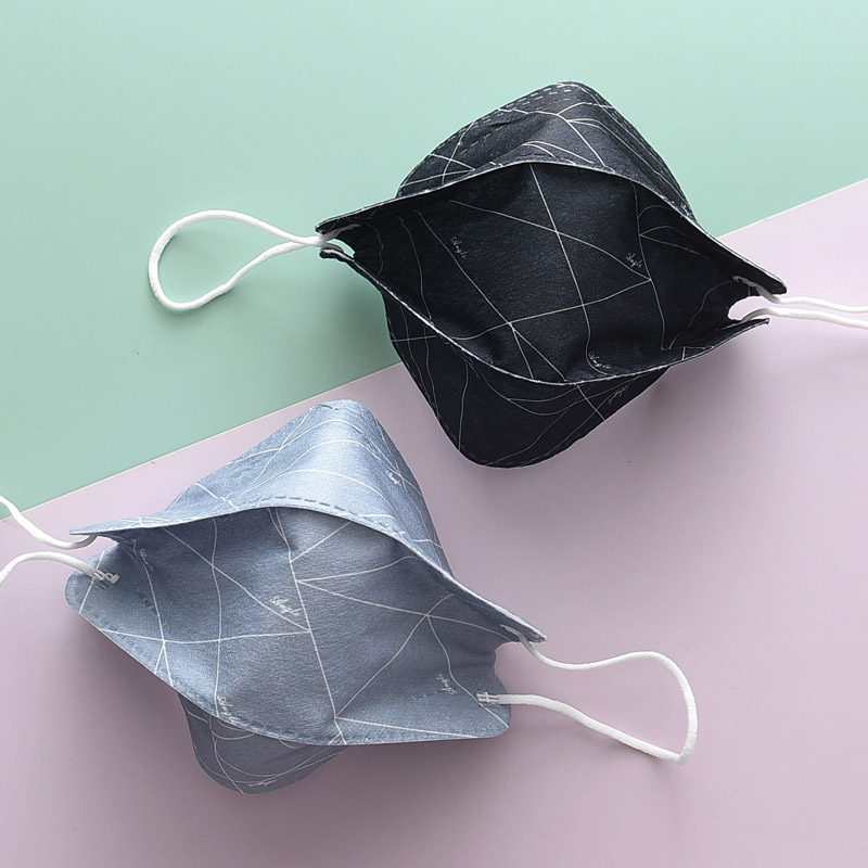 kn95鱼形四层女士男女防护鱼嘴印花立体3d口罩