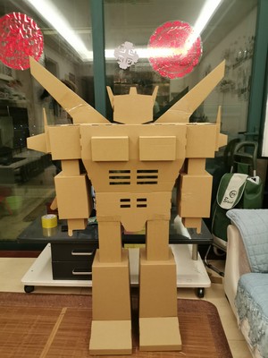 怎样做机器人手工纸盒图片