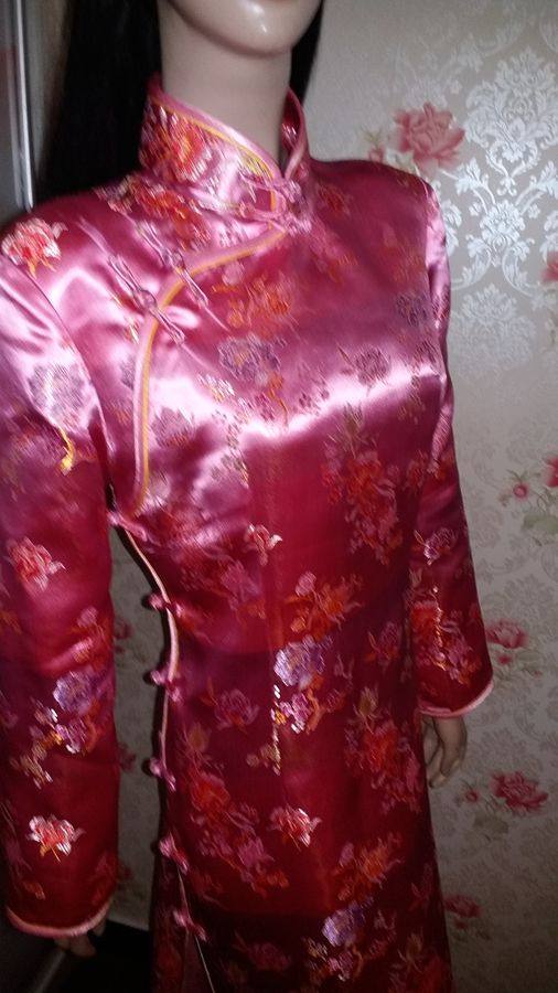 粉红红提花织锦软缎传统旗袍手工定做旗袍