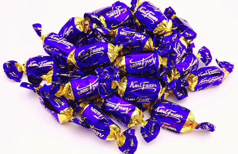 新品芬兰进口fazer菲泽卡菲牛奶巧克力单颗独立牛奶巧克力