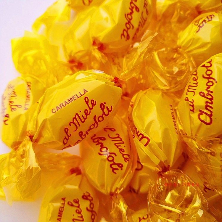 2件起包邮意大利ambrosoli真蜂蜜夹心硬糖果进口喜糖原装袋装