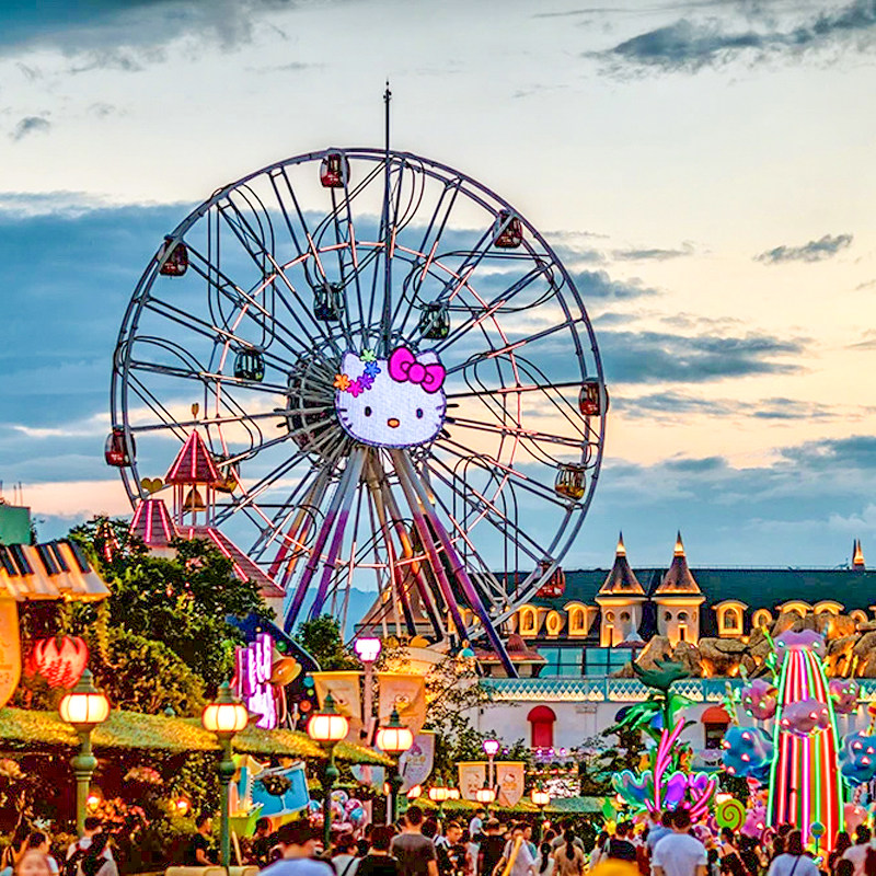 杭州hellokitty主题乐园凯蒂猫门票安吉银润锦江境内酒景套餐