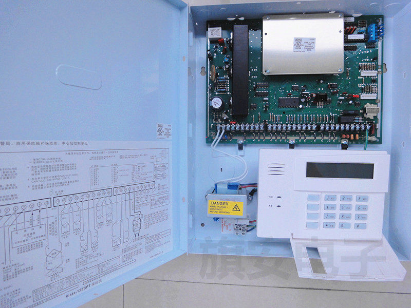 霍尼韦尔vista128bptvista250bpt总线报警主机6160控制键盘报警主机