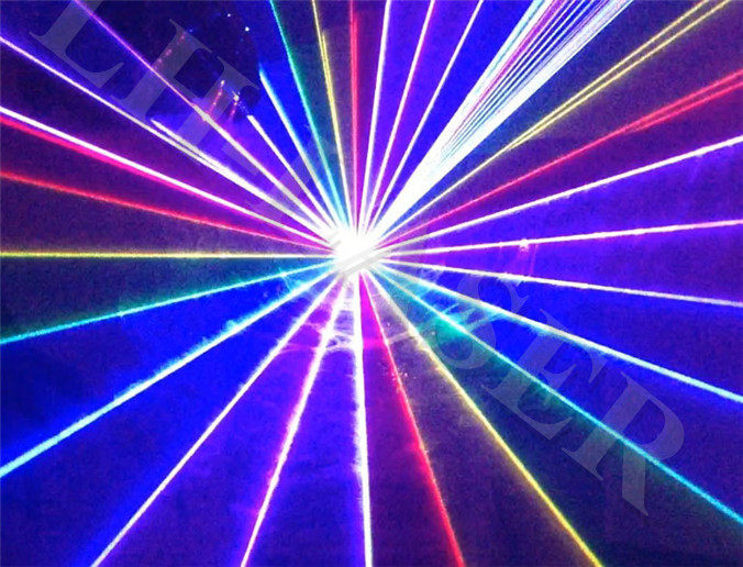 舞台灯光2w全彩动画激光灯ktv酒吧户外镭射射灯舞台灯光