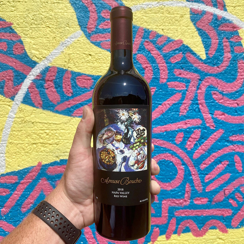 膜拜之王美国纳帕amusebouch悦唇红葡萄酒红酒少量干红静态葡萄酒