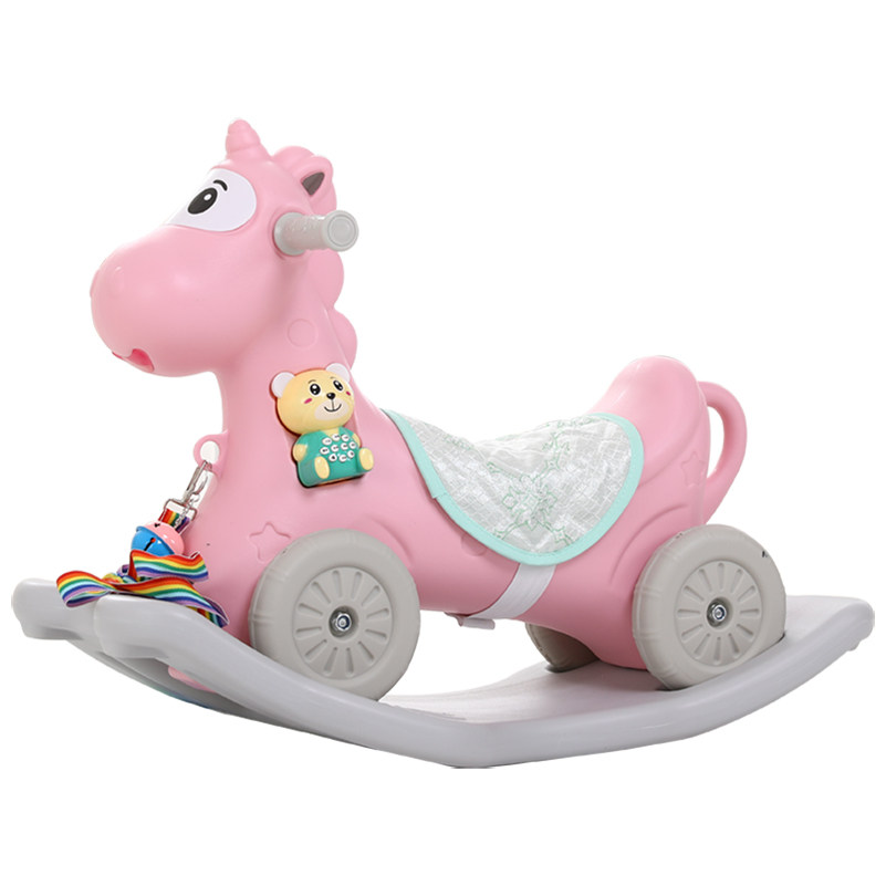 摇摇马儿童婴儿宝宝小木马两用摇马车多功能木马摇马摇摇马二合一
