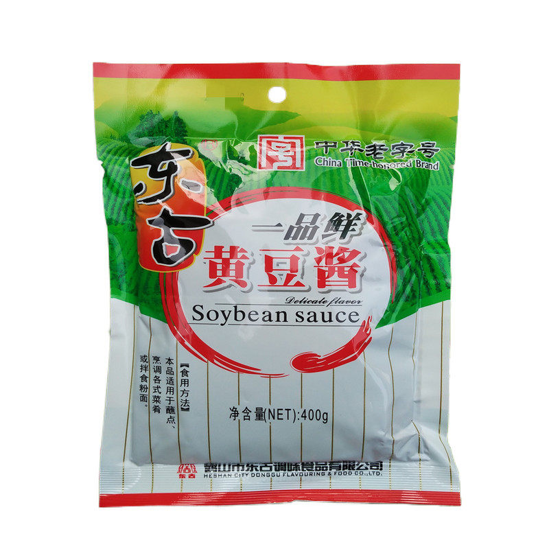 东古400g拌面炒菜老字号中华豆瓣黄酱一品鲜大酱酱类调料
