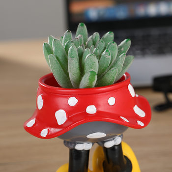ຄວາມຄິດສ້າງສັນໃຫມ່ Mickey skirt flowerpot desktop desktop ສ່ວນບຸກຄົນ ເຄື່ອງປະດັບຕົກແຕ່ງ succulent flowerpot ເຮືອນສວນຢາງພາລາ potted ພືດ