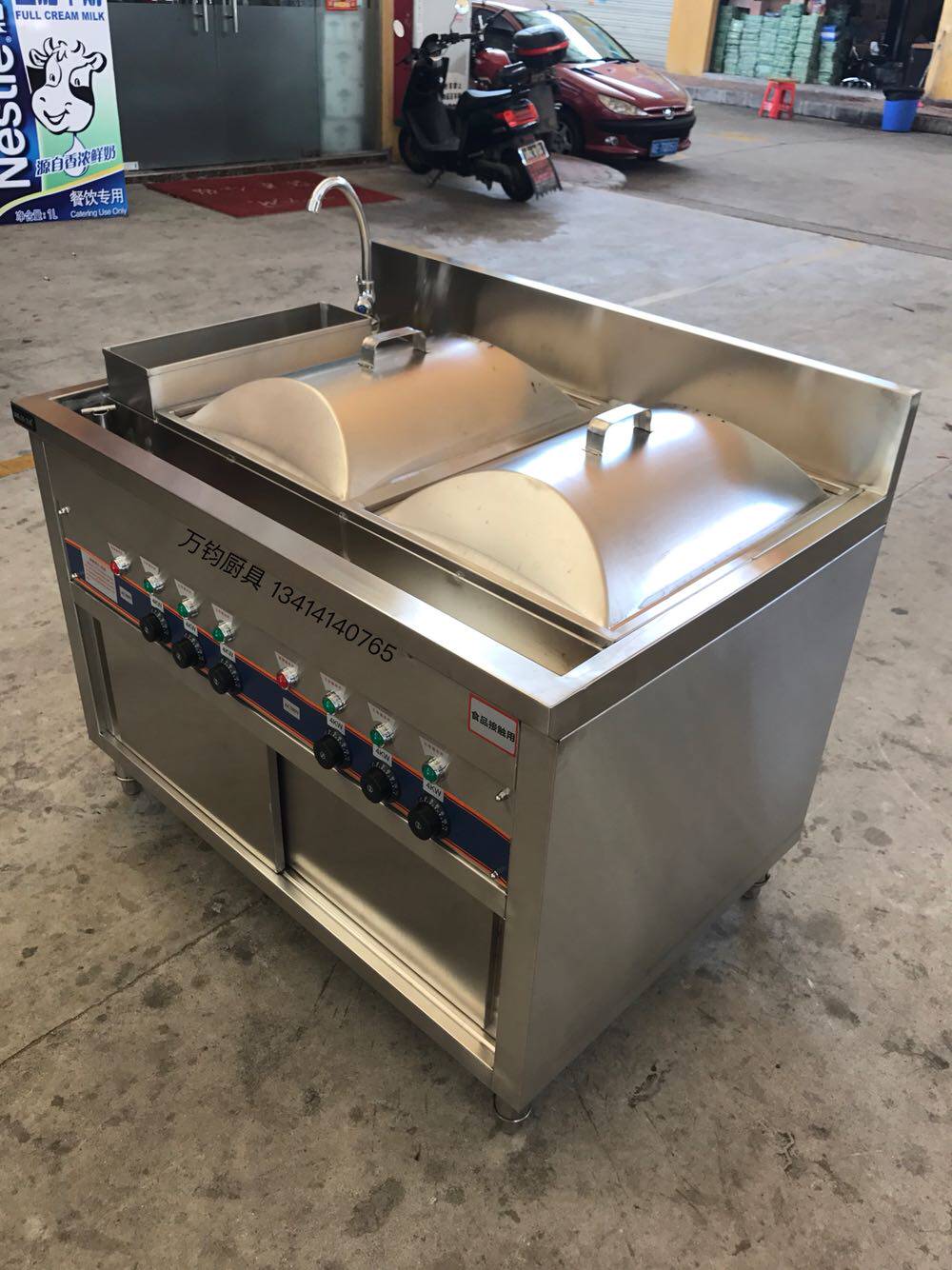 肠粉商用肠粉机双头电热广东布拉广式酒店商用蒸炉