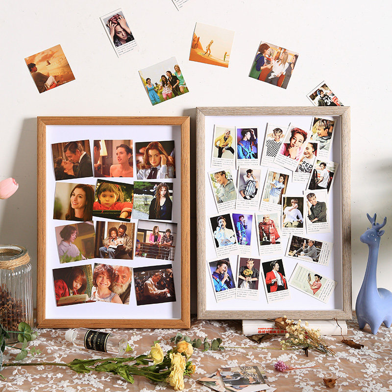 拍立得照片相框挂墙创意diy情侣七夕七夕节节日相框