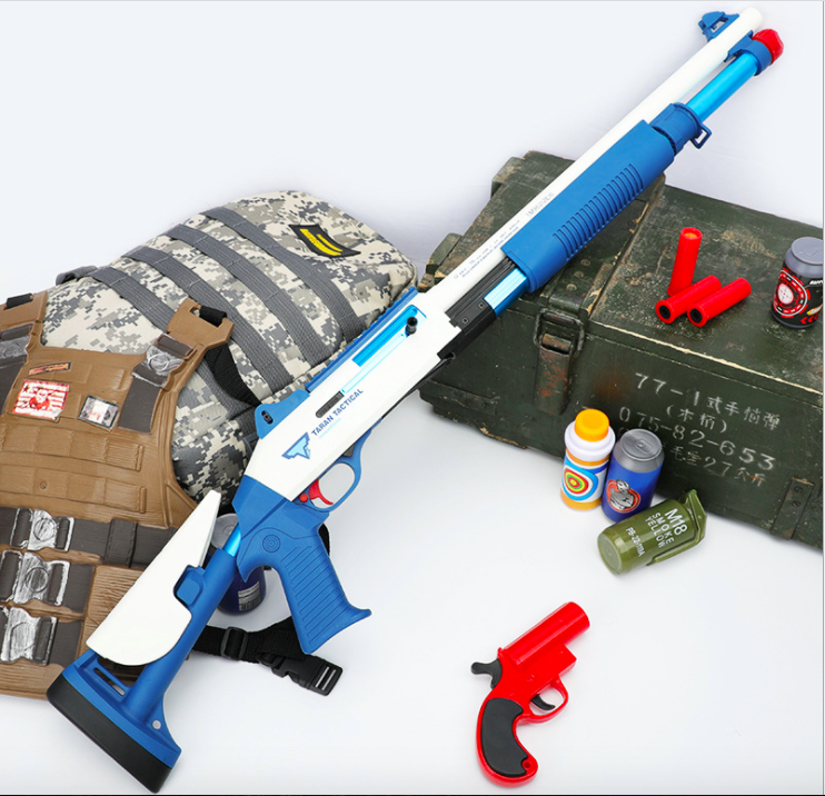 xm1014软弹枪抛壳喷子枪男孩枪散弹霰弹模型枪玩具仿真