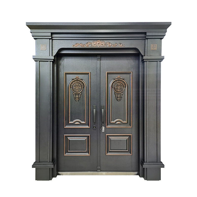 锌合金别墅大门开门乡农村入户防盗开门进户门