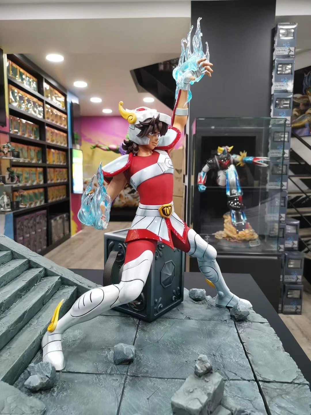 星矢yygk圣斗士hqs天马马座雅典娜手办雕像模型手办