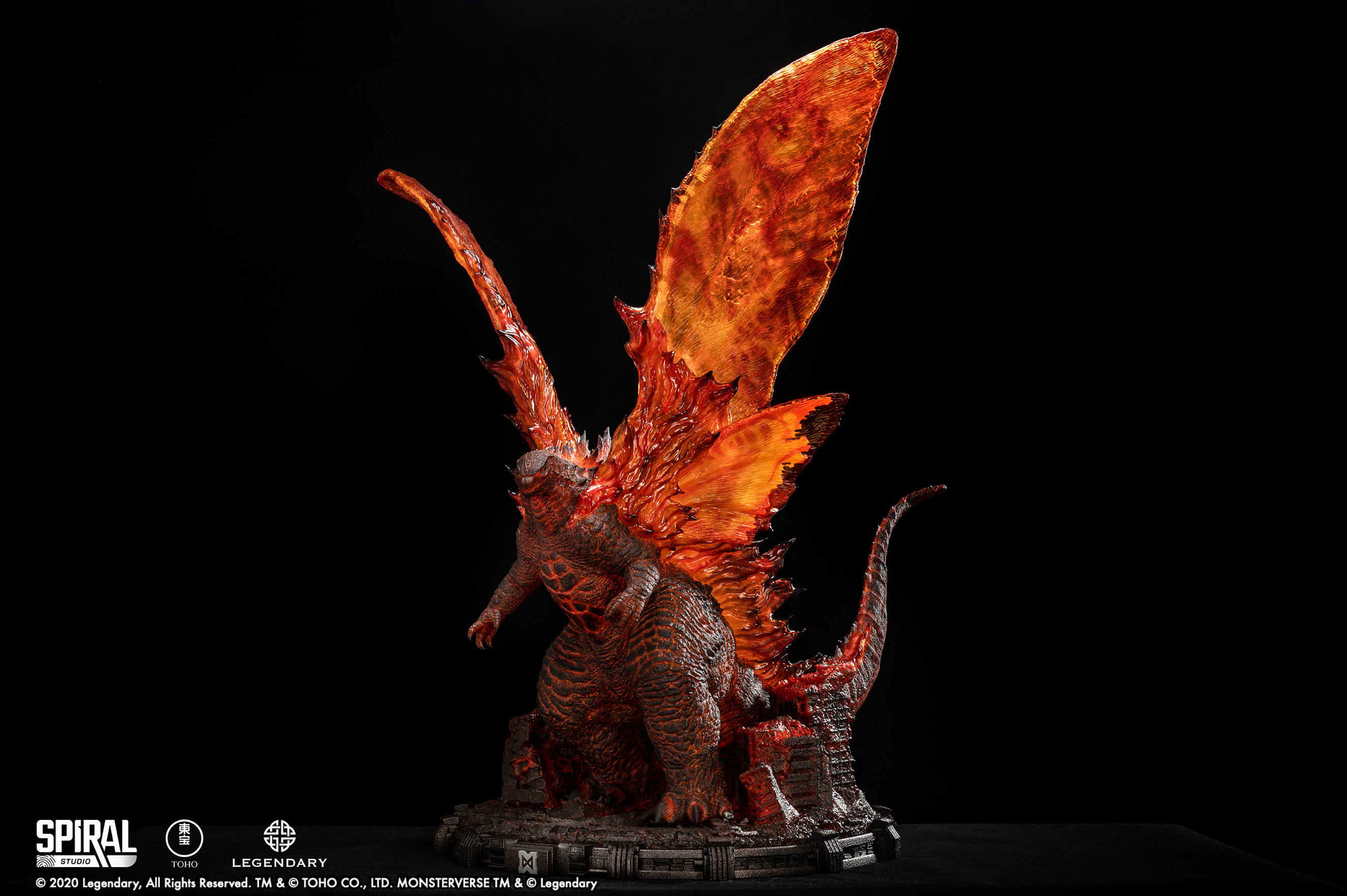 哥斯拉yygkspiralstudio红莲godzilla基多多拉怪兽之王手办