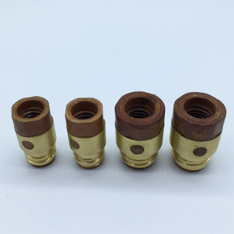 绝缘二保焊枪焊机配件气保套全绝缘体螺母其他电焊