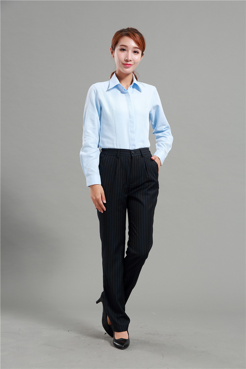 新款建设银行行行服长短袖衬衫职业装女装女士衬衫