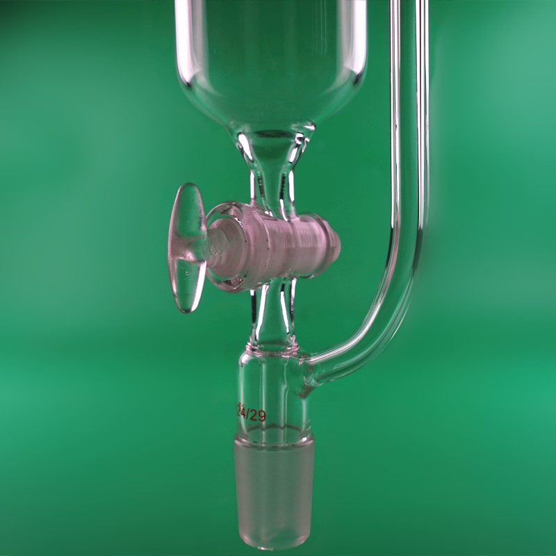筒形恒压滴液漏斗250ml/24*2具玻璃活塞阀门恒压分液