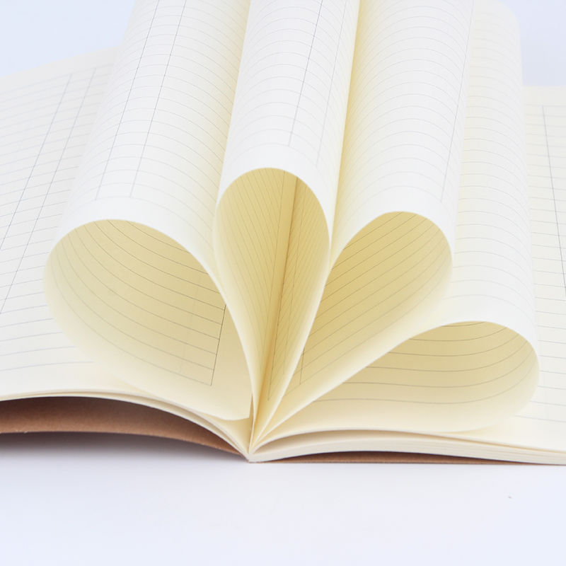 数学本子16k牛皮纸初中生加厚大本高中生小学生作业本笔记本