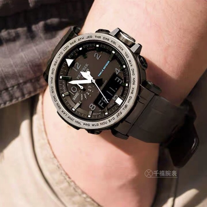 卡西欧 光动能电波登山表男PRG-600Y/650Y/240/-1 PRW-60/6600/50