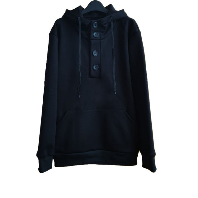 Sun Honglei star the same men's sweater and velvet hooded high neck pullover sports jacket winter men's tide ins Hong Kong style Sun Honglei star the same men's sweater and velvet hooded high neck pullover sports jacket winter men's tide ins Hong Kong style