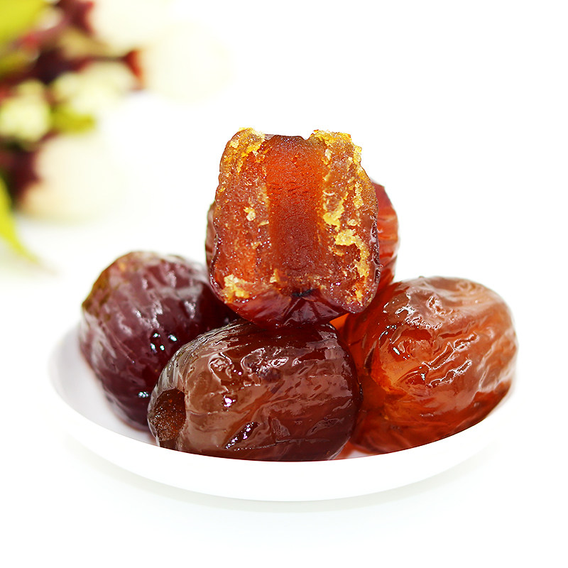 蜜枣特级水晶1000g无核金丝密枣包粽子大个蜜饯枣类制品
