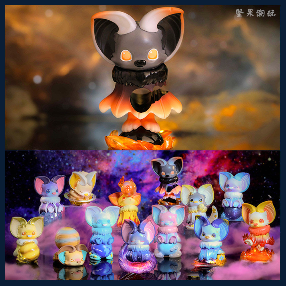 新品包我的网红潮流盲盒系列星球yoki泡泡玛特popmart潮玩盲盒