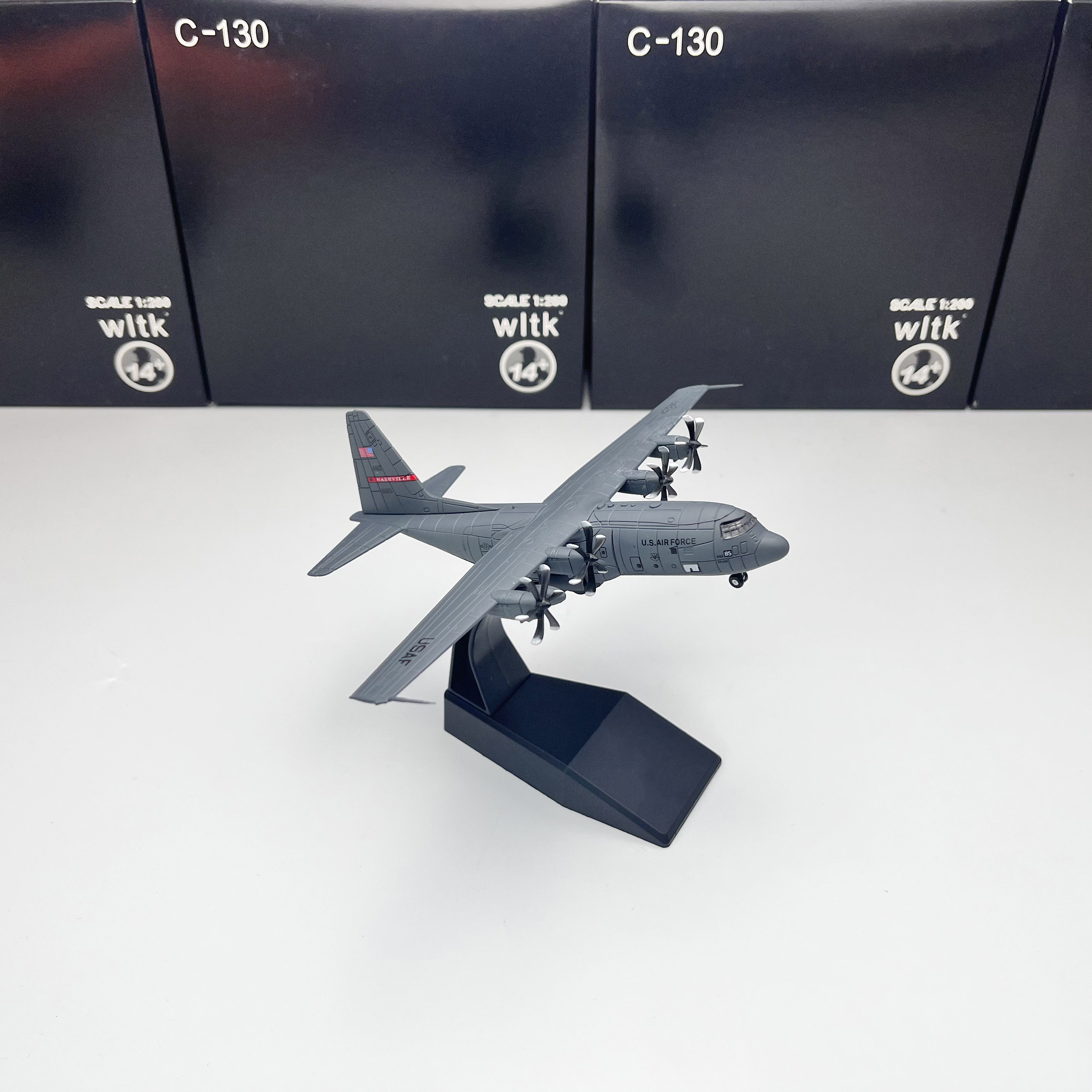 wltk美国空军c130大力神运输机合金仿真军事战斗机其他模型玩具