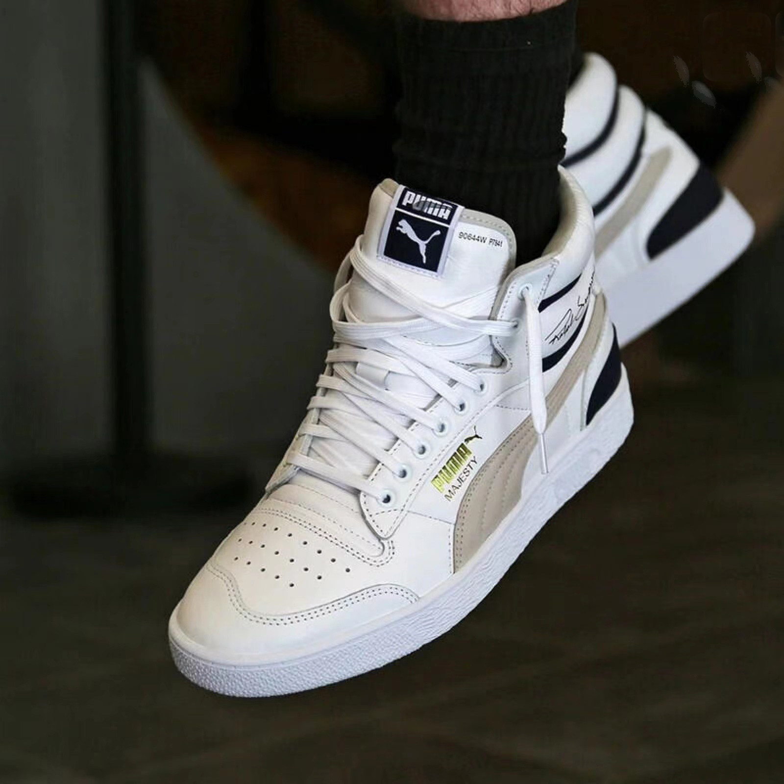 pumaralphsampson彪马高帮板秋冬季男女女同款潮休闲板鞋