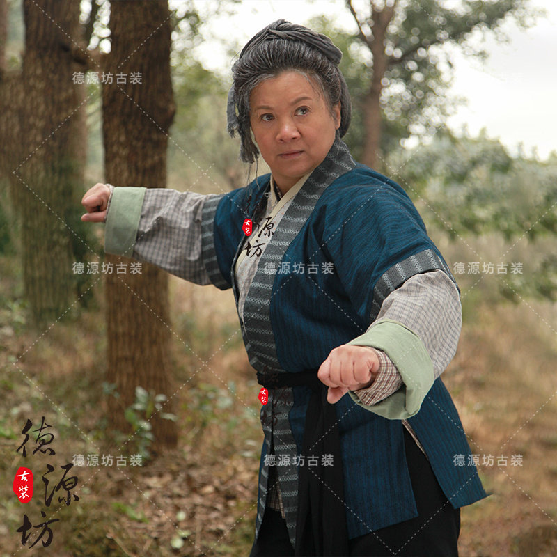 春秋战国时期影视古装女汉侠女夫人老太太农民百姓民族服装