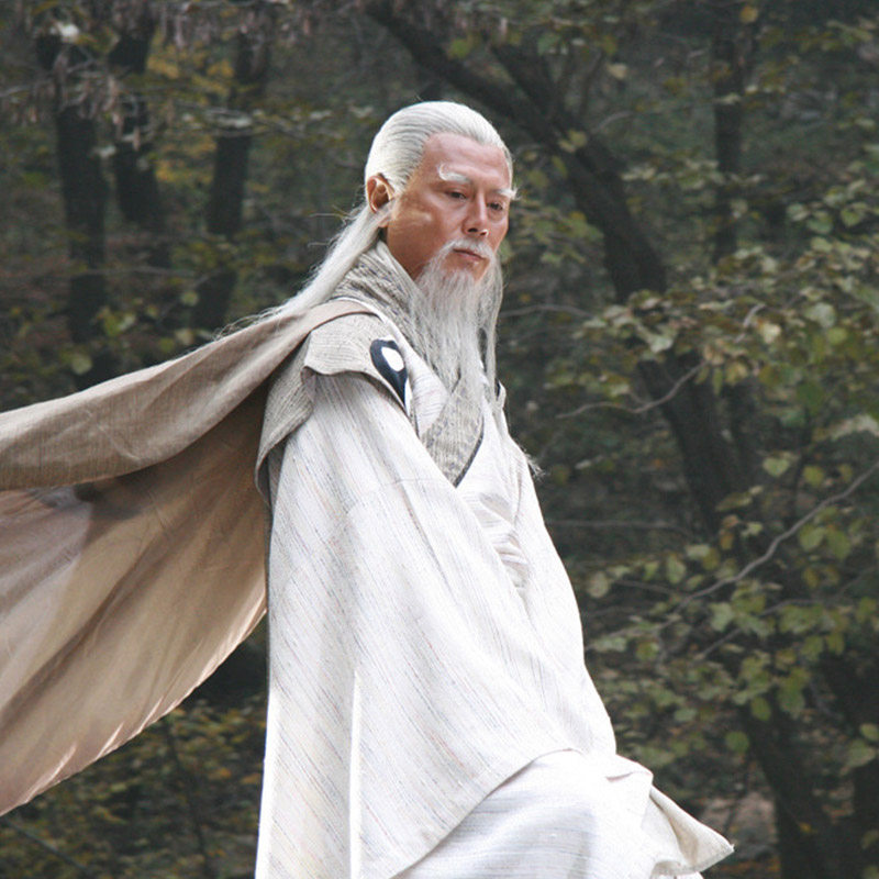 春秋战国影视古装汉服老朽老夫子仙侠儒家神仙棉麻民族服装