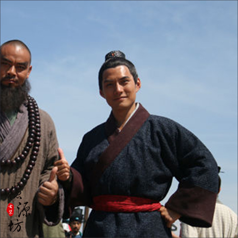 水浒传史进武松晁盖等同影视古装武侠宋朝棉麻民族服装