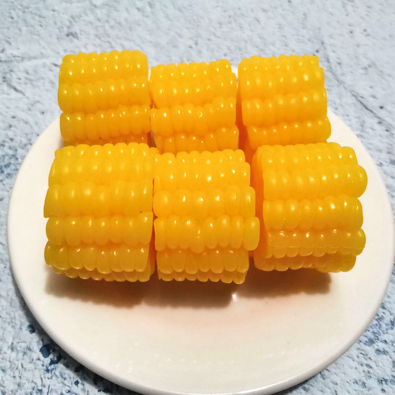 仿真玉米块假蔬菜模型水果烧烤棒串酒店餐厅仿真水果