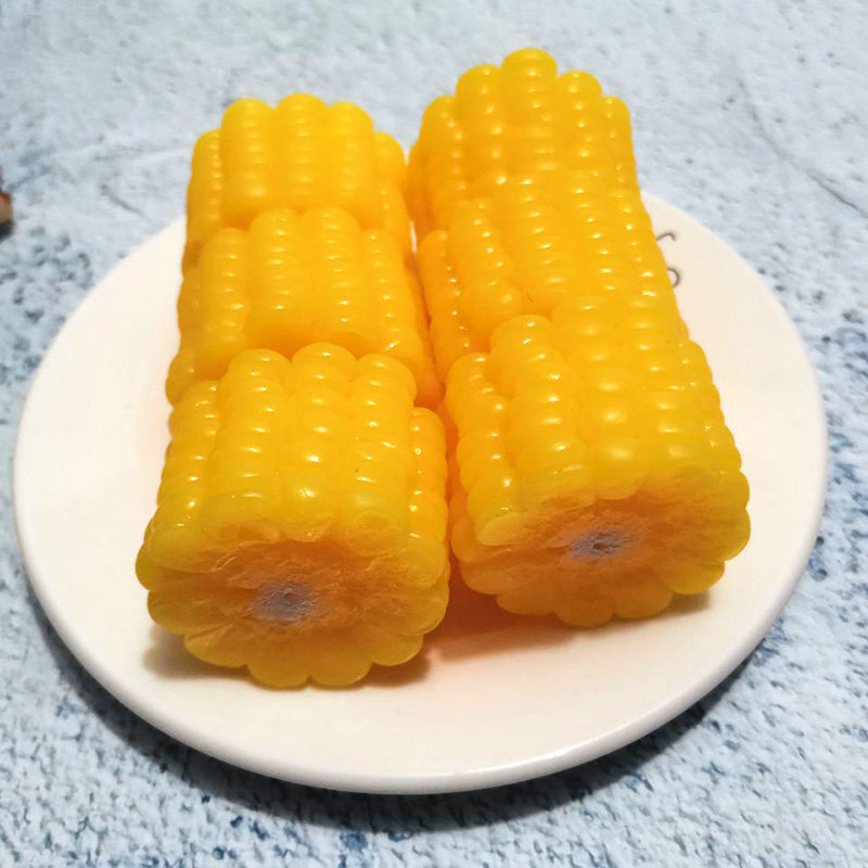 仿真玉米块假蔬菜模型水果烧烤棒串酒店餐厅仿真水果