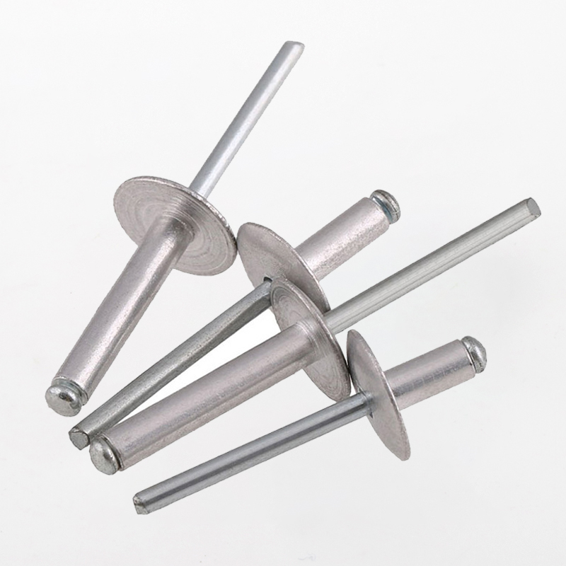 大帽铝拉铝制抽芯铆钉大头拉钉帽子装潢钉拉抽芯铆钉