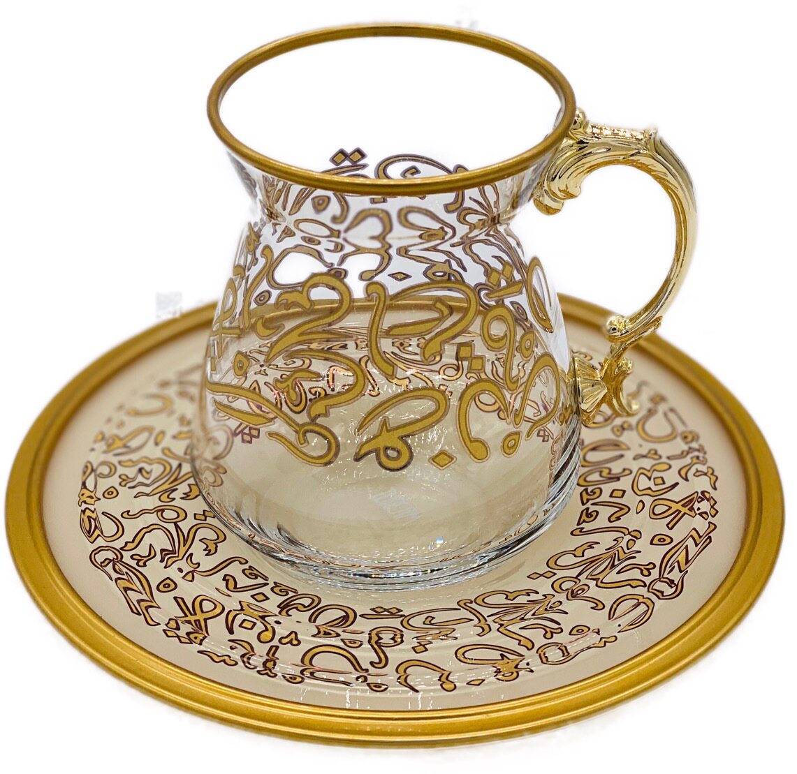 土耳其宫廷风红茶杯高端居家创意玻璃杯耐高温现货茶杯