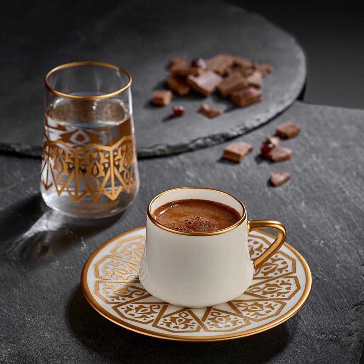 土耳其精品手工骨瓷咖啡杯意式浓缩蓝眼睛居家创意咖啡杯