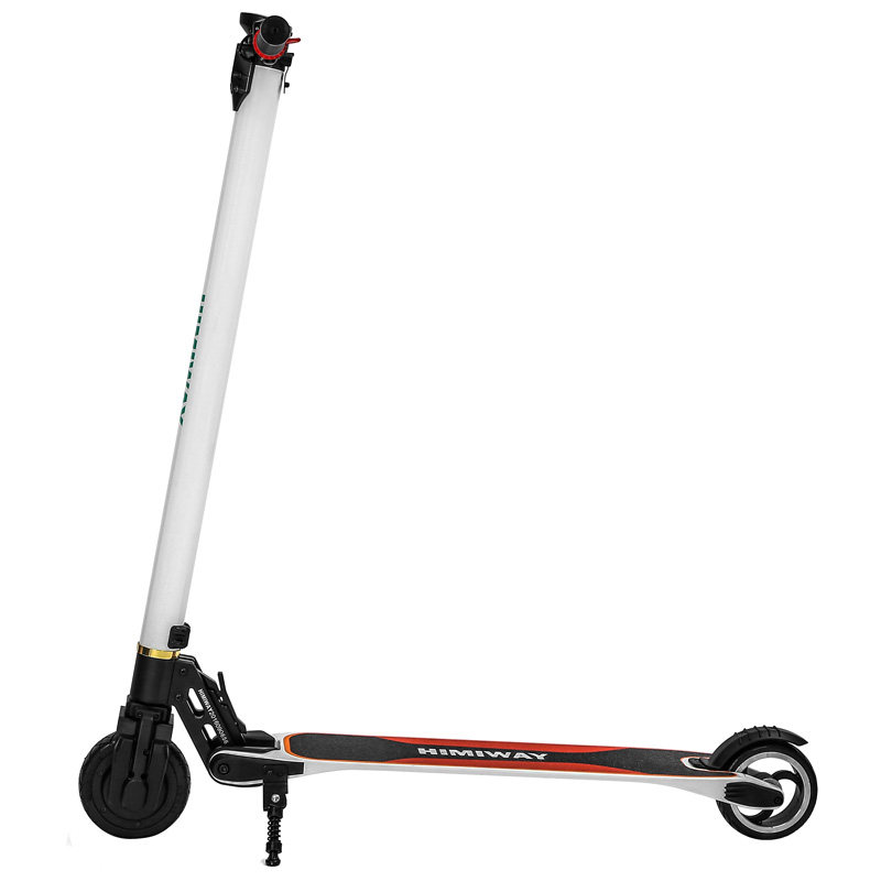 himiway电动滑板车成人折叠电动车碳纤维代驾代步黑色