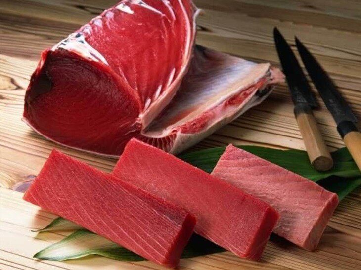 红金枪鱼刺中段400g冰冻4a深海新鲜金枪鱼