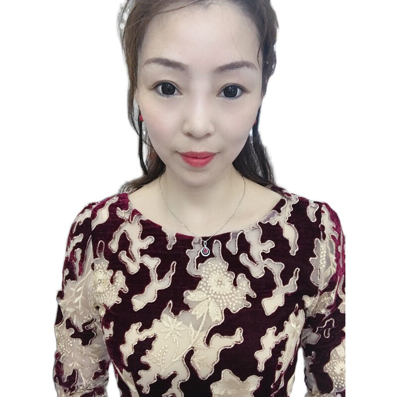 买家唐姐真人妈妈拍摄中老年女装鞋子围巾配饰其他配件