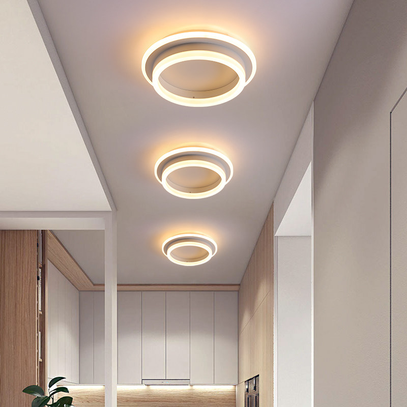 led简约现代过道灯门厅灯玄关灯走廊灯北欧创意衣帽间阳台吸顶灯