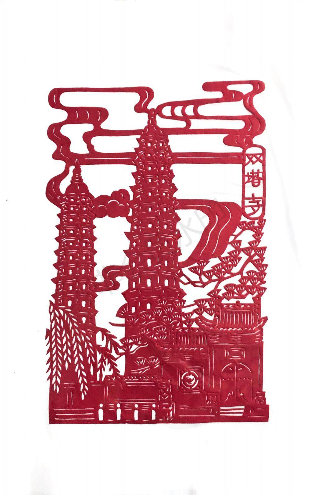 山西广灵剪纸好风风光珍藏版第一一卷太原篇纯剪纸