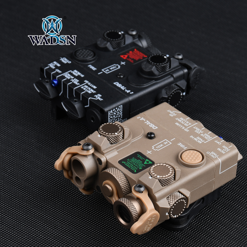WADSN沃德森战术手电DBAL-A2红绿激光镭射电池盒指示器射线简化版