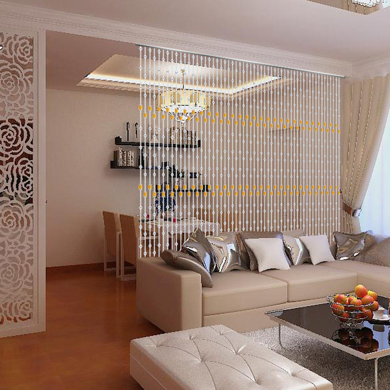 水晶客厅垂帘挂帘厕所大门帘子卧室珠帘玄关珠帘
