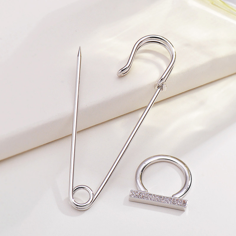 收腰别针裤腰神器收紧肥改小裤子大固定衣服胸针女装饰扣配饰秋冬