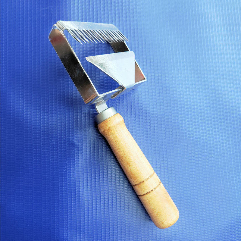 不锈钢针式割蜜刀多功能割蜜叉养蜂工具取蜂蜜刮刀蜜蜂蜂具包邮