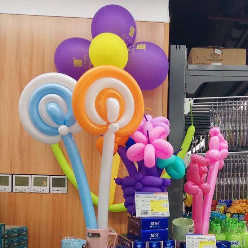 气球哑光长条装饰用品布置加厚儿童玩具魔术创意diy气球