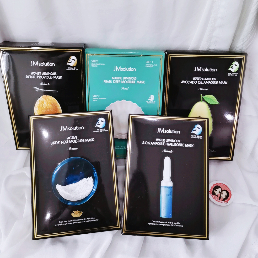 jm肌司研水母面膜韩国新款深水炸蜂蜜补水珍珠急救蚕丝孕妇可用