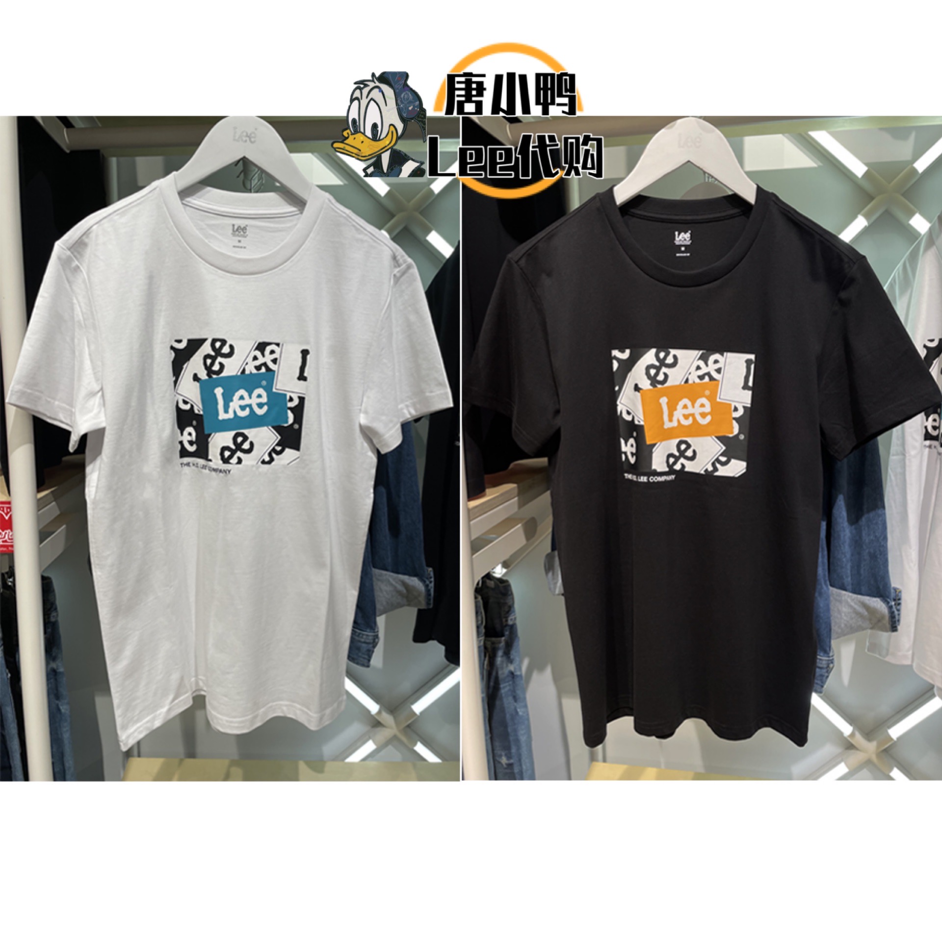 Lee男装2021春夏新款圆领印花短袖T恤L439393RXK14/L439393RXK11