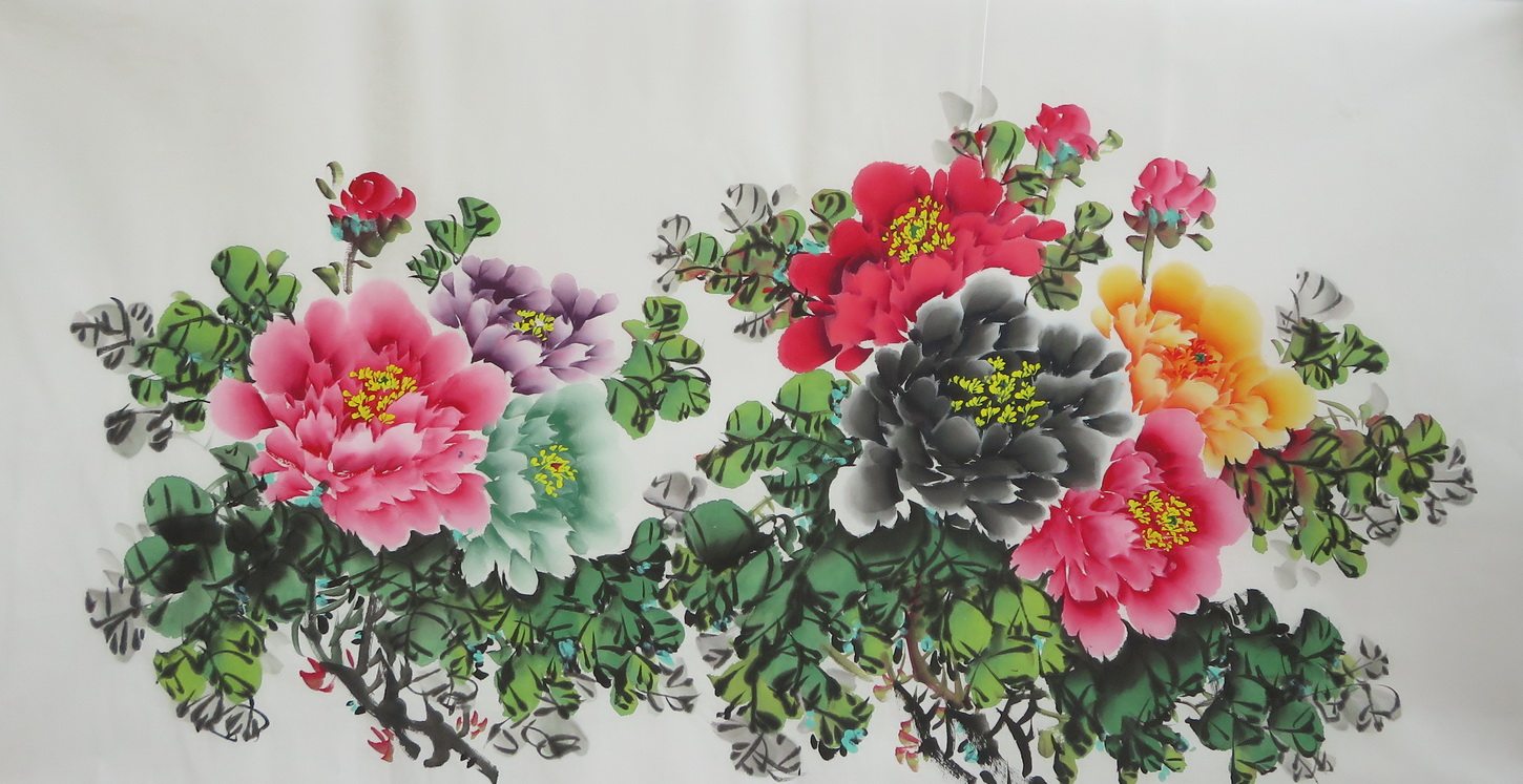 手绘字画水墨玄关客厅四尺国画特价书画装饰国画